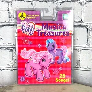 Hasbro My Little Pony Musical Treasures (2004) 2 CD Disc Set 28 Kid Songs NEW